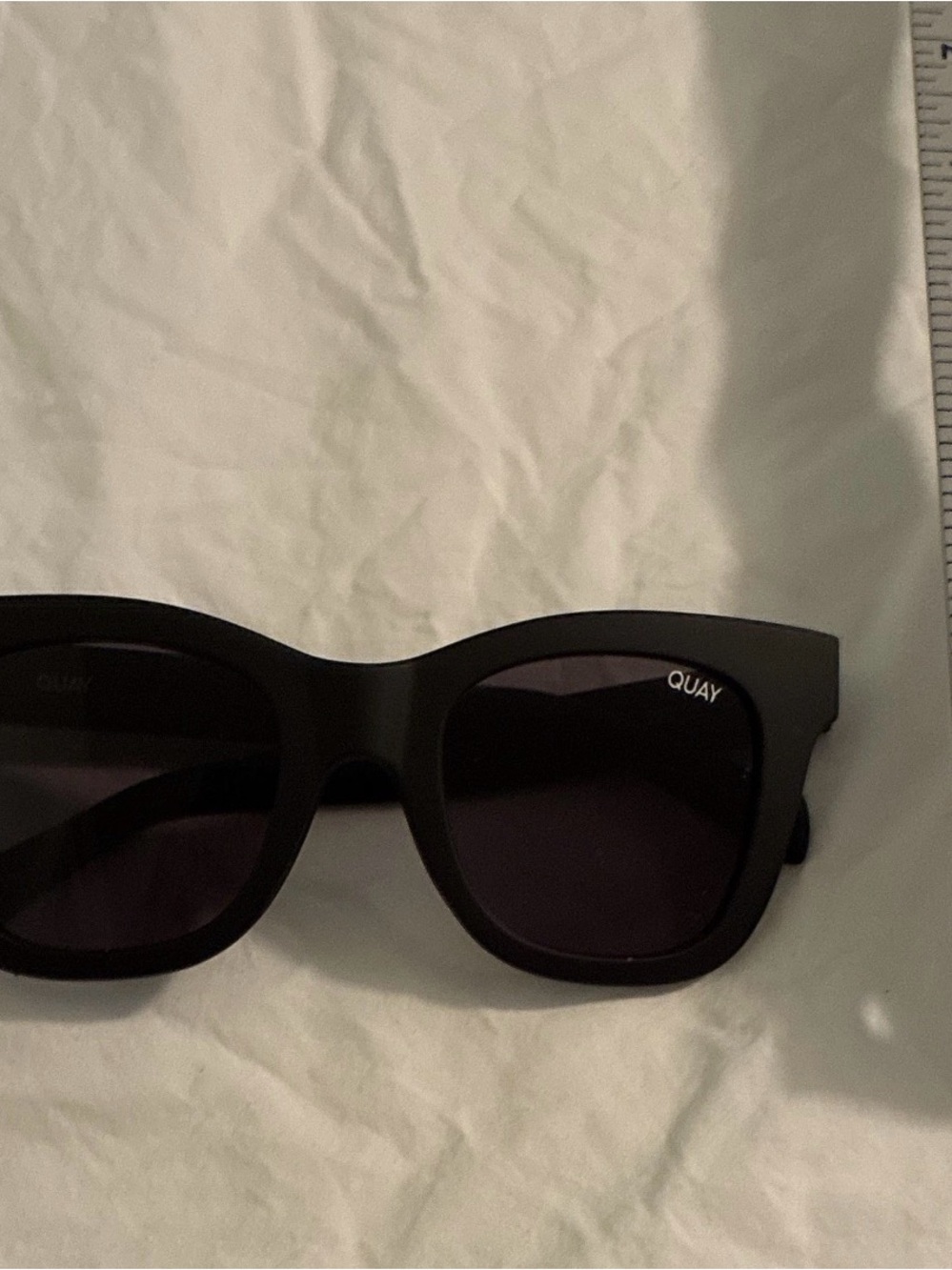 Quay Australia Black Oversized Square Sunglasses - Picture 2 of 5
